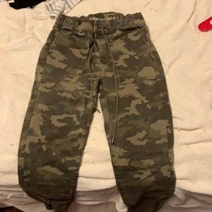 camo AE skinny jeans